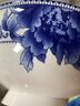 瀟毅艾景德鎮(zhèn)青花瓷碗面碗高腳吃米飯碗中式釉中彩碗筷套裝家用 6英寸直徑15厘米 曬單實拍圖