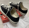 匡威（Converse）帆布鞋男  1970s三星標 運動休閑鞋子 黑色板鞋女 162058 36.5 曬單實拍圖
