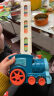 纽奇多米诺电动火车玩具自动投牌方向可调骨牌火车音效【配60个骨牌】 实拍图