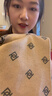 PORTS寶姿女裝2024秋冬新款LOGO提花連帽羊毛大衣 黑色印花 M 曬單實拍圖