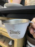 Bincoo咖啡量杯不銹鋼帶刻度奶缸意式咖啡小奶盅萃取濃縮杯萃取量杯尖嘴 【100ML】白色尖嘴天圓地方量杯 曬單實拍圖