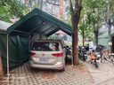 斯特?fù)P（Stay Young）車棚停車棚家用防雨防曬簡易擋雨棚戶外移動庫庭院帳篷汽車遮陽蓬 藍(lán)色 長2米寬2米不帶四周圍布 曬單實拍圖