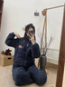 TULX加肥加大特大碼加厚三層法蘭絨夾棉睡衣女冬220斤胖妹妹保暖家居 88006【超厚拉鏈款】 XL 120-140斤 曬單實拍圖