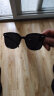 【已售20万】明星同款墨镜男女通用高级感防晒网红太阳镜 黑框 C款 实拍图