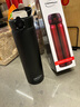 膳魔師（THERMOS）凱菲保溫杯304不銹鋼情侶杯彈跳杯便攜車載杯CSYT-500生日禮物 磨砂黑 曬單實(shí)拍圖