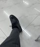 TOP GLORIA內(nèi)增高男鞋布洛克雕花增高男鞋10cm厚底隱形商務(wù)內(nèi)增高皮鞋8cm發(fā) 5cm厚底黑色7109 38 曬單實(shí)拍圖