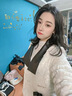 莫代爾夾克外套女2025春秋季新款女裝初高中學(xué)生氣質(zhì)寬松時尚百搭上衣 米白色 L 105-120斤 曬單實拍圖