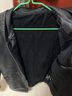 皮爾卡丹（pierre cardin）【輕商務】男裝 夾克男士秋冬季新款連帽皮衣男士商務休閑皮夾克 黑色 3XL 曬單實拍圖