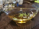 杉隱一葉扁舟公道杯玻璃公杯茶漏功夫茶具配件日式勻杯透明高檔分茶器 （春歸）柳葉扁舟公道杯 曬單實拍圖