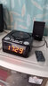 Esscitech家用迷你cd播放機定時(shí)開(kāi)關(guān)CD機U盤(pán)mp3英語(yǔ)碟播放器家用床頭收音機音樂(lè )鬧鐘音響 黑色標配+USB藍牙接收器 曬單實(shí)拍圖