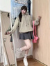 靖話彩虹面包鞋女2025年春夏季新款小白鞋學生百搭厚底板鞋休閑運動鞋 彩虹色 37 (235mm) 曬單實拍圖