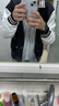 班尼路（Baleno）棒球服男秋季學(xué)院風(fēng)夾克開(kāi)衫男女款上衣潮牌撞色百搭運動(dòng)寬松外套 曬單實(shí)拍圖