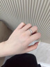 Lnieer蒹葭與白露情侶戒指女S925銀對(duì)戒小眾情人節(jié)送男女友老婆生日禮物 蒹葭與白露 女戒【S925銀】 曬單實(shí)拍圖