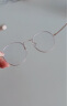 FRANZLISZT 防蓝光近视眼镜框男女复古超轻圆框眼镜架变色防辐射平光手机电脑护目镜可配 玫瑰金 1.61轻薄非球面镜片0-800丨留言度数 实拍图
