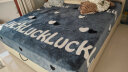 艾薇床单毛绒冬季家用双人被单毛毯牛奶绒床单单件  小幸运 230*250cm 实拍图