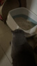 疯狂的主人猫砂盆特大号半封闭式猫厕所防外溅猫沙盆幼猫成猫猫屎盆猫咪用品 实拍图