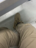 AKSERIESAK男裝新復(fù)古回潮橡筋收腳口小錐寬松版休閑工裝褲男2112035 卡其 33 曬單實(shí)拍圖