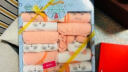 班杰威尔（BANJVALL）婴儿礼盒婴儿衣服春夏秋冬新生儿礼盒套装刚出生宝宝用品满月送礼 加厚祝福熊橙色 0-6个月 实拍图