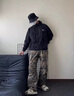 JEEP SPIRIT吉普高檔沖鋒衣外套男春秋季戶(hù)外防水防風(fēng)男士工裝夾克秋冬加絨登 J136黑色【春秋款】 M 推薦105-135斤 曬單實(shí)拍圖