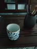 和風(fēng)四季日式釉下彩馬杯陶瓷水杯個(gè)性茶杯早餐杯子創(chuàng  )意直口杯 （鉤藤）螺紋直口杯（250ml單個(gè) 曬單實(shí)拍圖