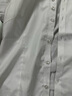 EAEOVNI短袖襯衫女職業(yè)裝夏季棉女士白色襯衣通勤面試銀行正裝氣質(zhì)工作服 純白色短袖【V.領(lǐng)】 36 【88-98斤】 曬單實(shí)拍圖