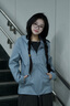 波司登（BOSIDENG）25年新款城市輕戶外女短款連帽防風(fēng)防水軟殼功能外套B250512018 淺霧藍(lán)5933-淺春色 2XL 180/100A 曬單實(shí)拍圖