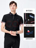 Navigare意大利小帆船涼感短袖POLO衫男夏季輕商務(wù)修身透氣體恤速干運動衫 黑色 L /50 曬單實拍圖