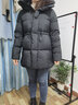 高梵黑金鵝絨服黑珍珠3.0五格短款羽絨服女收腰厚外套 黑色 M 曬單實(shí)拍圖