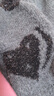 三彩冬款亮絲愛(ài)心毛衣圓領(lǐng)寬松落肩袖中長(cháng)套頭衫休閑女深邃灰XL 170/92A 曬單實(shí)拍圖