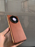 朗斯狄 華為mate60pro手機殼真皮保護套mate60全包防摔后蓋商務(wù)皮質(zhì)定制輕薄玻璃鏡頭男女款 牛皮荔枝紋棕色送膜 華為mate60 曬單實(shí)拍圖