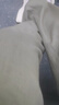 樂新潮夏季超薄棉麻透氣休閑褲男寬松大碼速干闊腿褲男士潮流運動直筒褲 軍綠色 2XL 【160-180斤】 曬單實拍圖