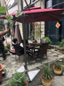 藤朝家具（Teng chao jia ju）戶外遮陽(yáng)傘圓形大傘雙頂雨傘庭院別墅戶外傘室外羅馬傘擺攤戶外 【雙桿】?jī)?nèi)推8桿2.5米300水箱 曬單實(shí)拍圖