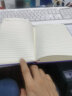 齐心（Comix）A5/122张皮面本优品商务笔记本子会议记事本文具经典日记本 紫色 C5902 实拍图