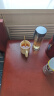 米家玻璃杯 雙層帶茶隔水杯 耐高溫泡茶杯  加厚透明杯子400mL 金屬灰 曬單實拍圖
