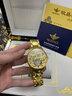 歐品客瑞士認證品牌手表男陀飛輪龍表男士手表鏤空機械表夜光防水男表 升級版-3176-鋼帶全金色 曬單實(shí)拍圖