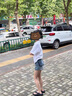 紅蜻蜓牛仔短褲女夏季薄款a字高腰寬松顯瘦撞色設(shè)計感辣妹熱褲子 復(fù)古藍(lán)短褲 L 曬單實(shí)拍圖