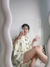 野獸派家居Pingu合作系列環(huán)生纖短款家居服套裝夏季涼感睡衣女 禮物 Pingu環(huán)生纖短款家居服套裝 奶黃 L 曬單實(shí)拍圖