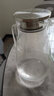 GIANXI冷水壺玻璃涼水壺耐高溫果茶壺大容量冰水壺涼茶壺家用涼水壺 暢飲圓肚壺（透明） 2200ml 曬單實(shí)拍圖