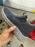 斯凱奇（Skechers）男鞋保暖男靴高幫鞋加厚加絨棉鞋一腳蹬休閑運動鞋237283C 海軍藍色/灰色/NVGY 43 曬單實拍圖