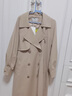 香影（xiangying）卡其色風(fēng)衣女春秋新款高級感垂感英倫休閑顯瘦氣質(zhì)中長(cháng)款外套 卡其色 M 曬單實(shí)拍圖