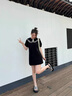 珂卡芙（KEKAFU）厚底松糕涼鞋女2024新款季外穿高級感沙灘鞋網(wǎng)紅度假海邊羅馬鞋 黑色 37 曬單實拍圖