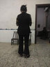 索宛亦（SUOWANYI）修身顯瘦九分蕾絲微喇叭褲女2021夏新款韓版高腰黑色高彈休閑褲 黑色微喇蕾絲花邊-新款 3XL 建議135-150斤 曬單實拍圖