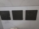 西蒙（SIMON）開(kāi)關(guān)插座 i6air系列熒光灰色 超薄鋼底板家用86型墻壁暗裝開(kāi)關(guān) 四開(kāi)單控開(kāi)關(guān) 曬單實(shí)拍圖