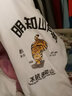 名創(chuàng)優(yōu)品（MINISO）圓領(lǐng)短袖t恤男夏季國潮體恤寬松休閑純棉百搭半袖衫中國風(fēng)上衣服 卡其(貓小滿) XL 體重140-160斤左右 曬單實拍圖