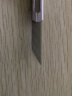 得力(deli)30°角小号自锁美工刀 9mm裁纸刀/壁纸刀 灰色2084 实拍图