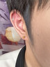 黛若黃金999足金耳釘養(yǎng)耳洞高級(jí)耳環(huán)光面金珠仿鉆石圓珠免摘螺旋彎鉤 【單只】足金耳釘(約0.7g) 曬單實(shí)拍圖
