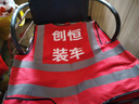 Success.long反光背心多包交通施工馬甲定制印logo字環(huán)衛警示安全服騎行熒光衣 紅色 均碼 曬單實(shí)拍圖