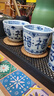 千代源藍(lán)凜堂福字陶瓷茶杯茶壺 日本原裝進(jìn)口茶具套裝 釉下彩日式主人杯 福文字1只 曬單實(shí)拍圖