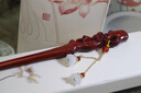 蔓頌棠小葉紫檀木質(zhì)發(fā)簪女新中式古風(fēng)感簪子女盤(pán)發(fā)七夕情人節禮物女 紫檀梅花簪 曬單實(shí)拍圖