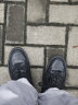 回力瑞厨师皮鞋男士防油厨房防水防滑纯黑色休闲上班工作春秋夏季板鞋子 V02黑色 40 实拍图